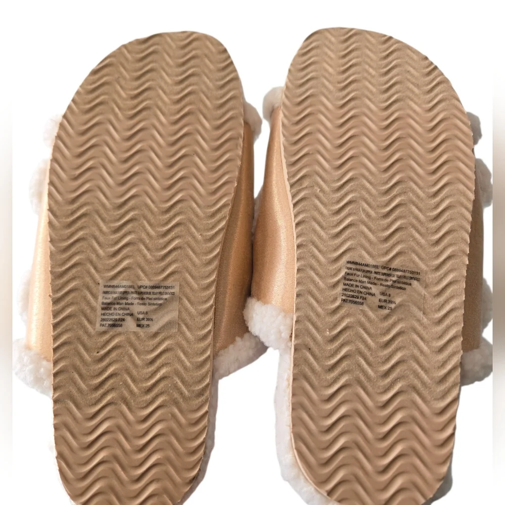 No Boundaries Fuzzy Sandals with Buckles - Picture 5 of 5